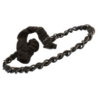 Chanel Leather headband with chain