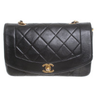 Chanel Diana Leather in Black