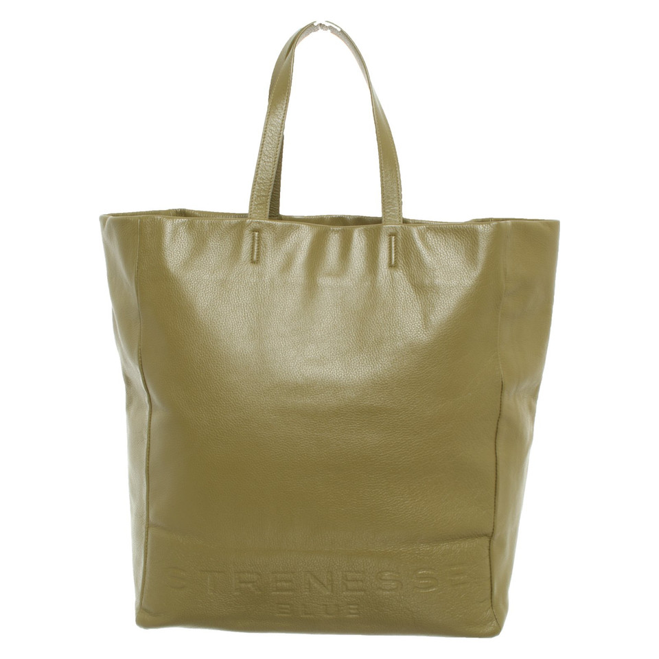 Strenesse Blue Shopper Leather in Olive