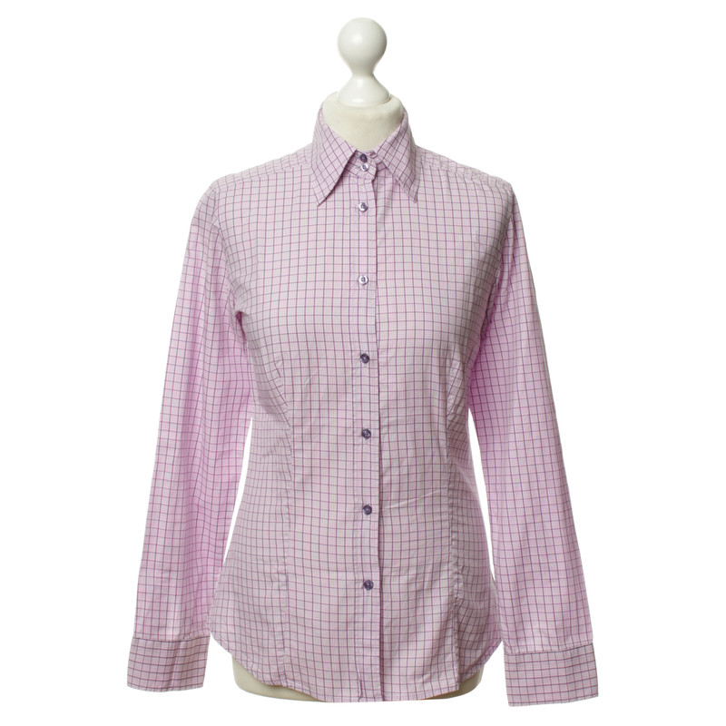 Etro Checkered blouse in purple