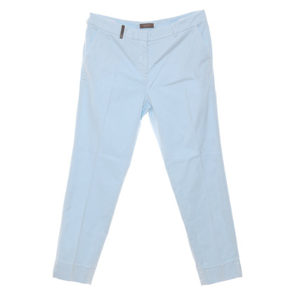 Peserico Paire de Pantalon en Coton en Bleu