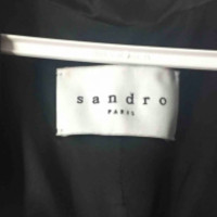 Sandro Blazer nero con colletto in scialle