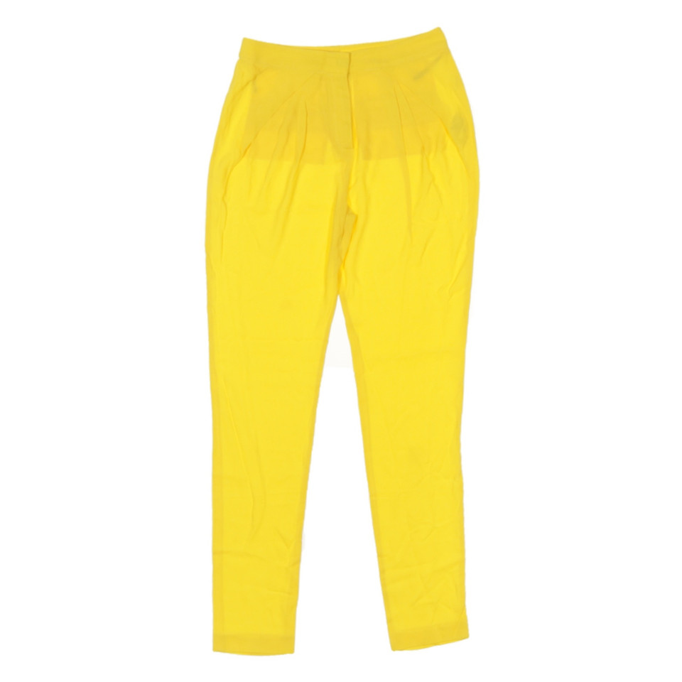 Vionnet Trousers Viscose in Yellow