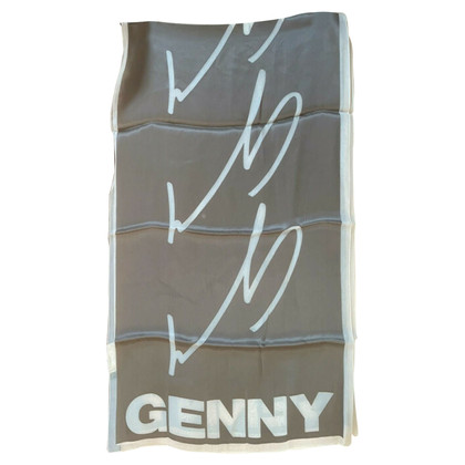Genny Schal/Tuch aus Seide in Taupe