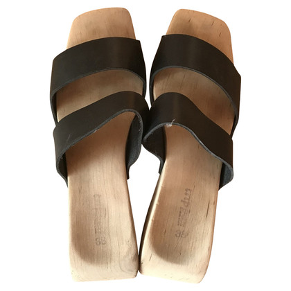 Trippen Sandals Leather in Black