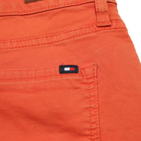 Tommy Hilfiger Trousers Cotton in Orange