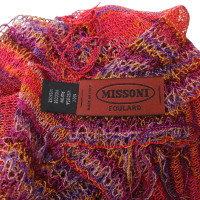 Missoni poncho tricotée Multicolor