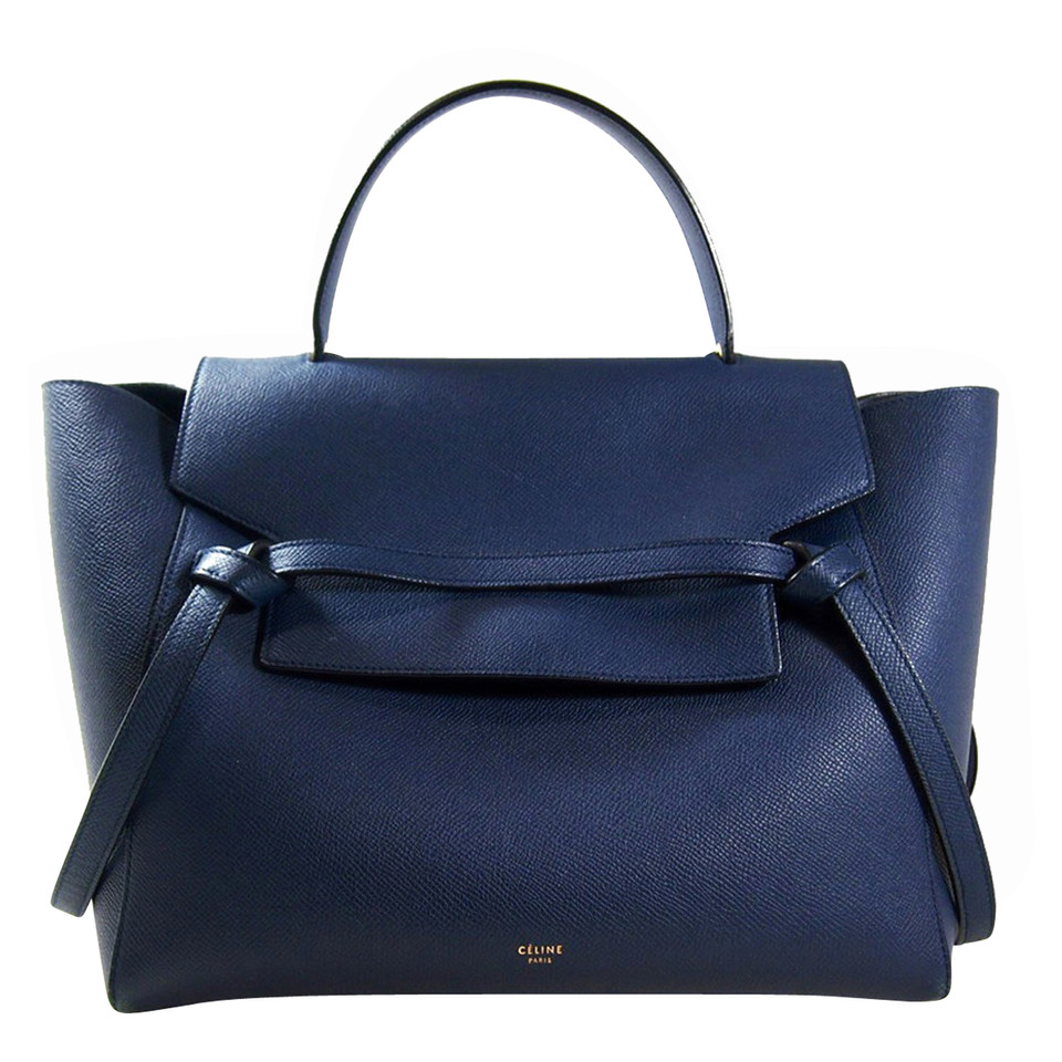 Céline Belt Bag Medium Leer in Blauw