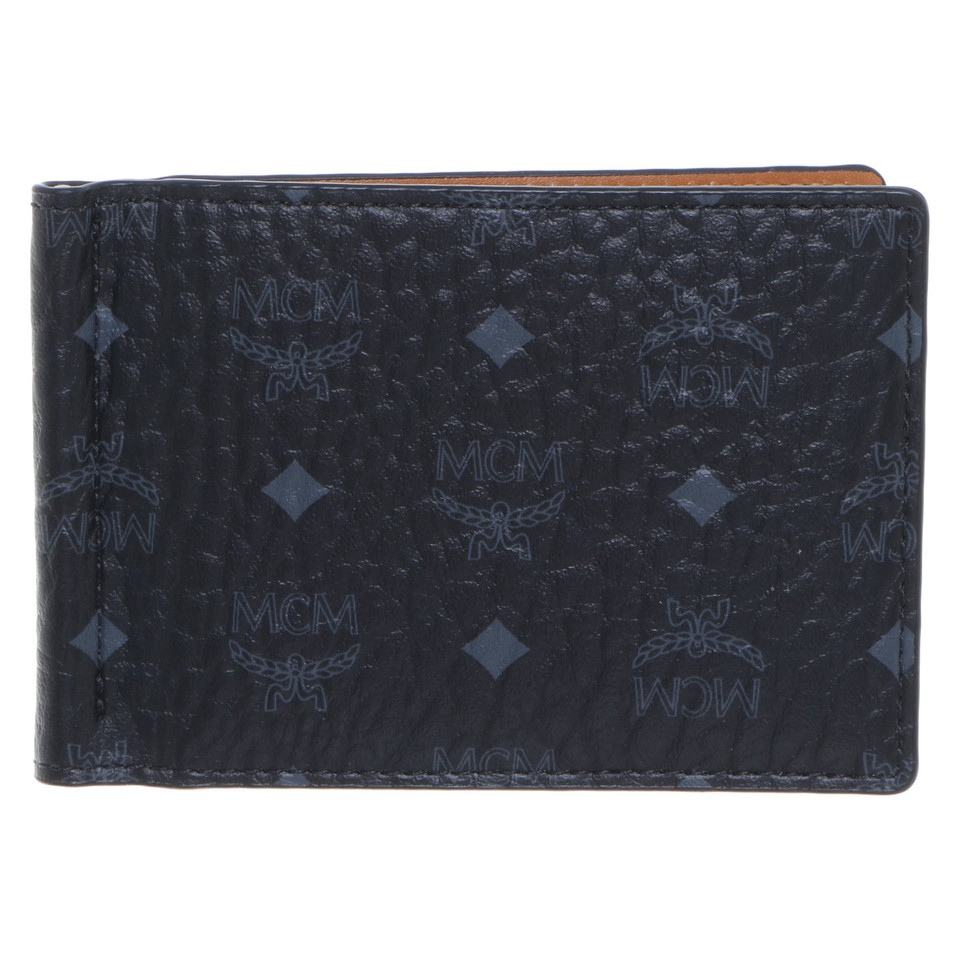 Mcm Card Holder with money clip