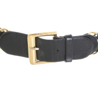 Chanel Leather belt with chain elements