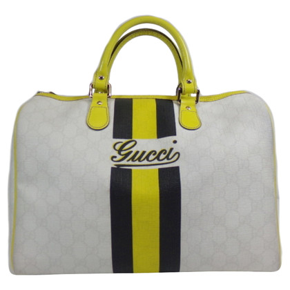 Gucci Handbag Canvas in White