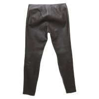 Set Leather pants in brown