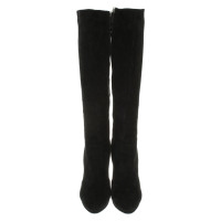 Casadei Bottes en Cuir en Noir