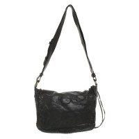 Rika Handtasche aus Leder in Schwarz