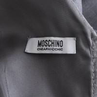 Moschino Kleid aus Wolle in Grau
