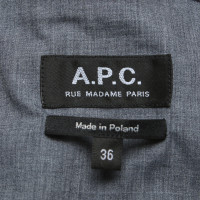 A.P.C. Veste/Manteau en Bleu