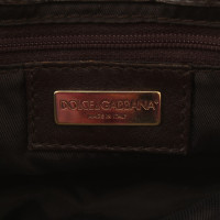 Dolce & Gabbana Tasche mit Reptilienleder