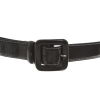 Reptile's House Patent leather belt in anthracite