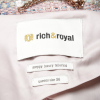 Rich & Royal Bouclé-Jacke in Multicolor