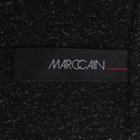 Marc Cain Gebreide blazer in beige / zwart