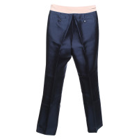 Marc Jacobs pantaloni blu scuro di seta