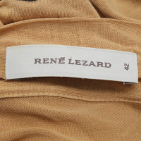 René Lezard Top in nero / beige