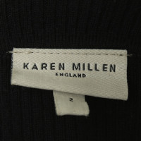 Karen Millen Robe en maille en noir / brun