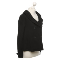 Max Mara Jacke/Mantel in Schwarz