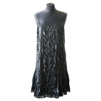 Needle & Thread Ebony Sequined Crepe Dress