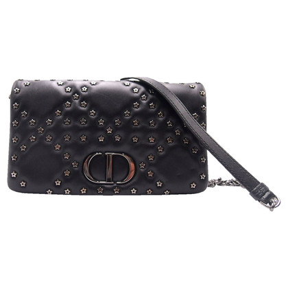 Dior Caro Bag Small 20 Leather in Black