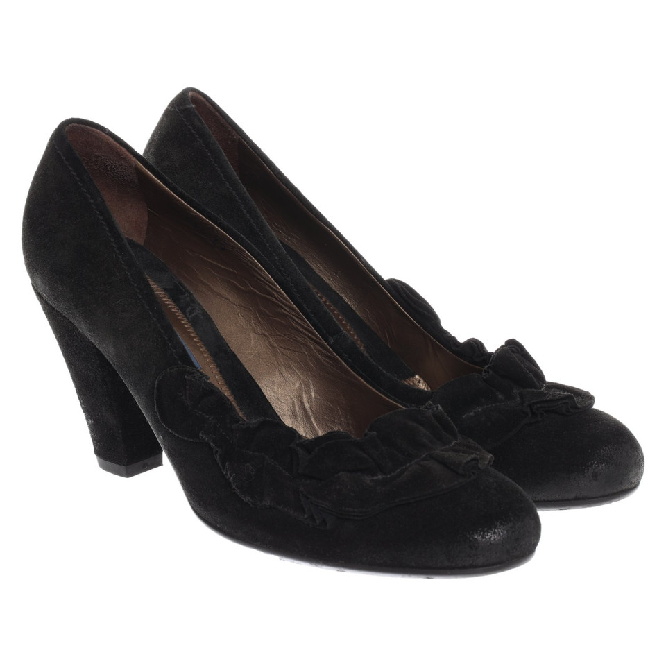 Janet & Janet Pumps/Peeptoes en Cuir en Noir