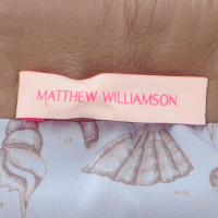 Matthew Williamson Gonna in pelle color tortora