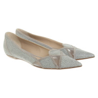 Armani Slippers/Ballerinas Leather in Grey