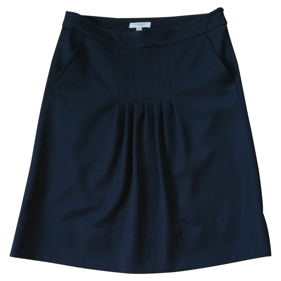 Burberry Black wool skirt