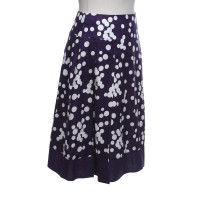 Hobbs Linen skirt with polka dots