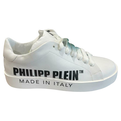 Philipp Plein Sneakers aus Leder in Weiß