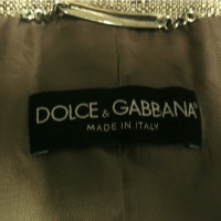Dolce & Gabbana Jas met materiaal mix