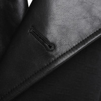 Versace Mantel in Schwarz