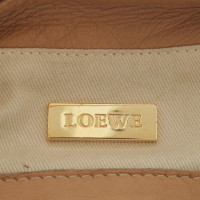 Loewe sac à main en cuir avec des plis