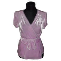 Diane Von Furstenberg Wrap blouse made of velvet