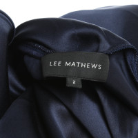 Lee Mathews Skirt Silk in Blue