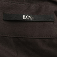 Hugo Boss Hemdkleid in Dunkelbraun