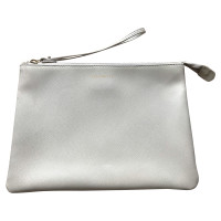 Coccinelle Clutch Bag Leather in Grey