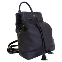 Tory Burch black leather backpack 