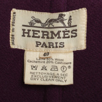 Hermès Langer Mantel in Hellgrün