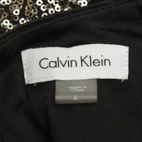 Calvin Klein Robe en or / noir