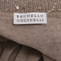 Brunello Cucinelli Rollkragenpullover in Beige