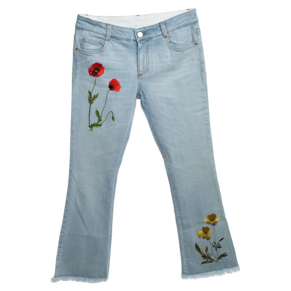 Stella McCartney Jeans avec broderie florale