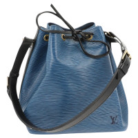 Louis Vuitton Noé Grand Leer in Blauw