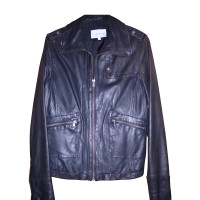 Turnover Sporty nappa leather jacket